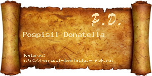 Pospisil Donatella névjegykártya
